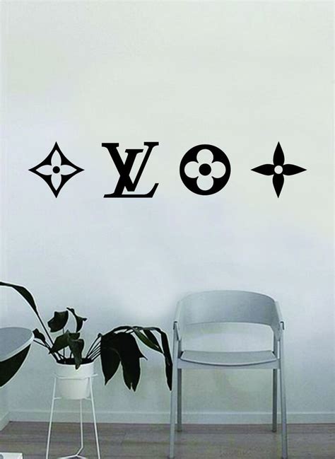 Louis vuitton wall stickers .